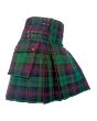 Traditional Armstrong Modern Tartan Utility Kilt, Green color for Male