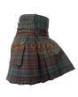 Traditional County Kerry Tartan Utility Kilt, Brown color for Male
