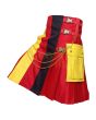 German Flag Kilt Utility Kilt, Red color for Male