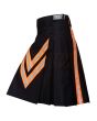 Black Firefighter Kilt For Men, Black color for Male