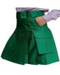 Green Tactical Duty Kilt, Green color for Male