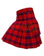 Traditional Robertson Tartan Utility Kilt, Red color for Male