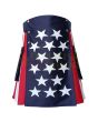 USA Flag Kilt, Navy Blue color for Male