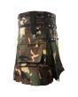 Woodland Camo Fashion Kilt, Multy Color color for Male