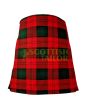 backside of Kerr clan Tartan Kilt
