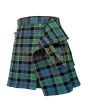 Traditional Graham Menteith Ancient Tartan Utility Kilt, Green color for Male