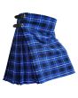 Galicia National Tartan Kilt, Blue color for Male