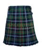 Urquhart Modern Tartan Kilt, Green color for Male