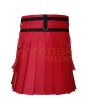 Canadian Flag Utility Kilt, Red color for Male