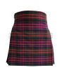 MacDonald Tartan Kilt, Red color for Male