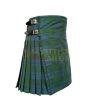 Montgomery Blue Ancient Tartan Kilt, Green color for Male