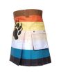 Bear Paw Flag Utility Kilt, Brown color for Male
