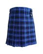 Galicia National Tartan Kilt, Blue color for Male