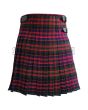 MacDonald Tartan Kilt, Red color for Male