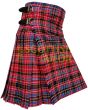 Aberdeen Tartan Kilt, Red color for Male