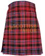 Aberdeen Tartan Kilt, Red color for Male
