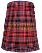 Aberdeen Tartan Kilt, Red color for Male
