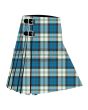 Alberta Dress Premium Tartan Kilt, Sky Blue color for Male