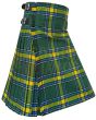 Alberta Province Tartan Kilt, Green color for Male