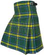 Alberta Province Tartan Kilt, Green color for Male