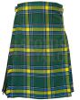 Alberta Province Tartan Kilt, Green color for Male