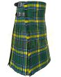 Alberta Province Tartan Kilt, Green color for Male