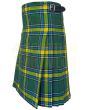 Alberta Province Tartan Kilt, Green color for Male