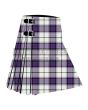 Alexander of Menstry Dress Premium Tartan Kilt, White color for Male