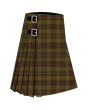 Allen Northumbrian Hunting Premium Tartan Kilt, Brown color for Male