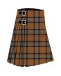 Annan Premium Tartan Kilt, Brown color for Male