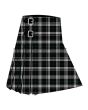Anzac Premium Tartan Kilt, Black color for Male