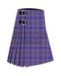 Arakawa Premium Tartan Kilt, Purple color for Male