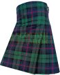 Armstrong Modern Tartan Kilt, Green color for Male