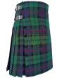 Armstrong Modern Tartan Kilt, Green color for Male