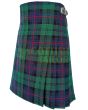 Armstrong Modern Tartan Kilt, Green color for Male