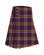Auchtermuchty Army Premium Tartan Kilt, Blue color for Male