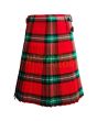 Bacon Red Tartan Kilt, Red color for Male