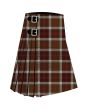 Bannockbane Brown Premium Tartan Kilt, Brown color for Male