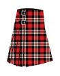 Barbecue Plaid Premium Tartan Kilt, Red color for Male