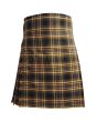 Bear Pride Tartan Kilt, Brown color for Male