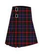 Bishop Premium Tartan Kilt, Black color for Male