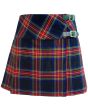 Black Stewart Tartan Women Billie Kilt Mini Skirt
