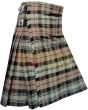 Black Watch Weathered Tartan Kilt, Khaki color for Male