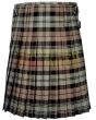 Black Watch Weathered Tartan Kilt, Khaki color for Male