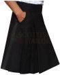 Black Wool Tuxedo Kilt, Black color for Male
