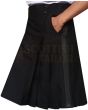 Black Wool Tuxedo Kilt, Black color for Male