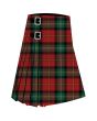 Blackstock Red Dress Premium Tartan Kilt, Red color for Male