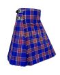 Blue Rust Premium Tartan Kilt, Blue color for Male