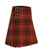 Bonnie Prince Charlie Vyella Premium Tartan Kilt, Red color for Male