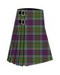 Bowie Premium Tartan Kilt, Green color for Male